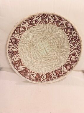 One of a Kind! NEW Woven Basket. Made by Binga people of Zambia Zimbabwe Africa